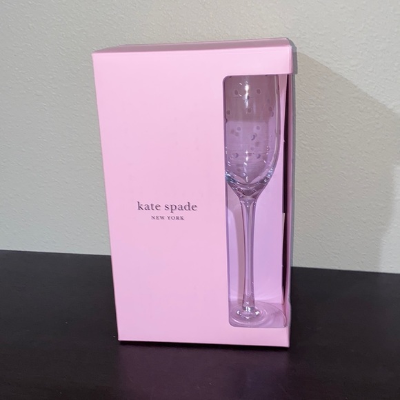 kate spade Dining Kate Spade By Lenox Larabee Dot Champagne Flutes